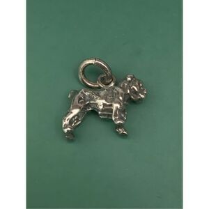 .925 English Bulldog Small Sterling Silver Jewelry Charm #pets